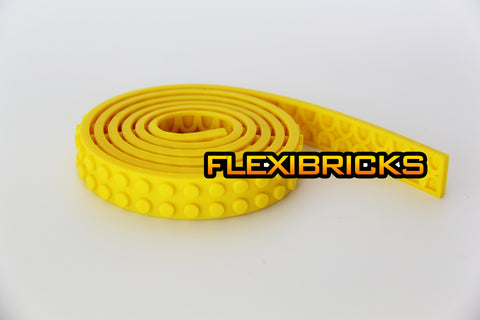 Flexibricks - Male / Female Strip (Yellow)