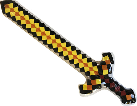 Inflatable Pixel Sword (Yellow Sword)